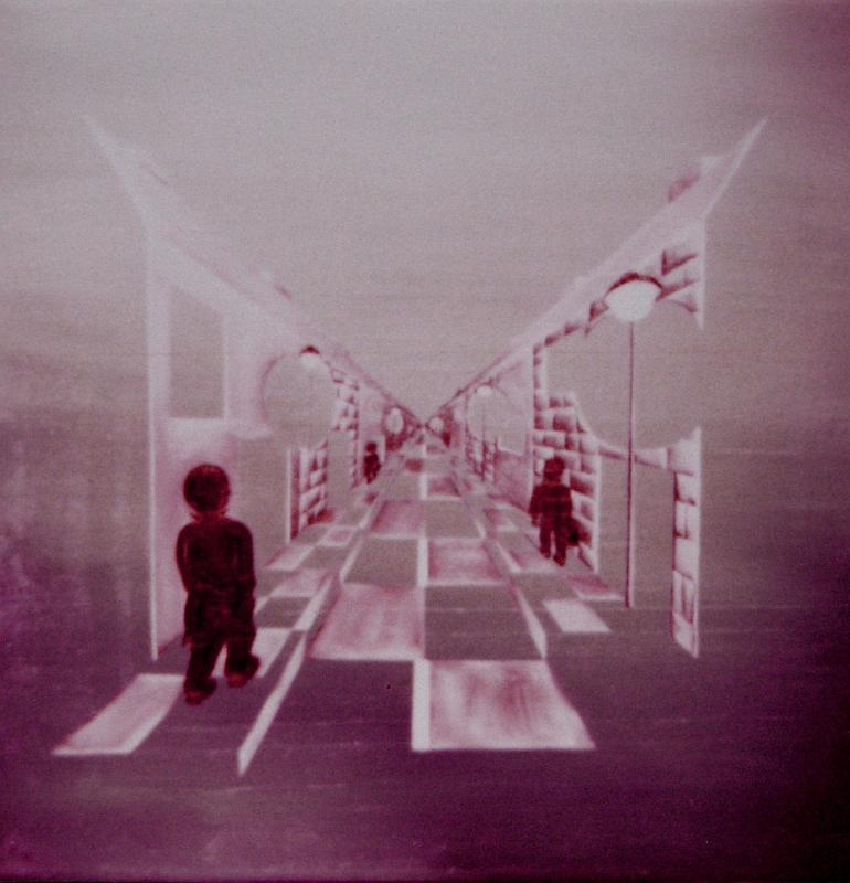 Mikro-Makro, 1978, Öl-Leinen, 40x40.jpg